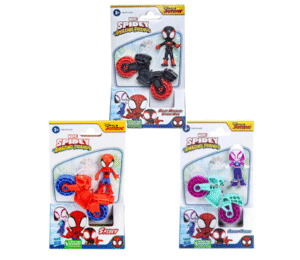 Figura Marvel spider man Con Moto