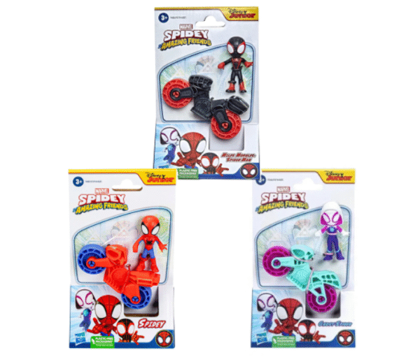 Figura Marvel spider man Con Moto